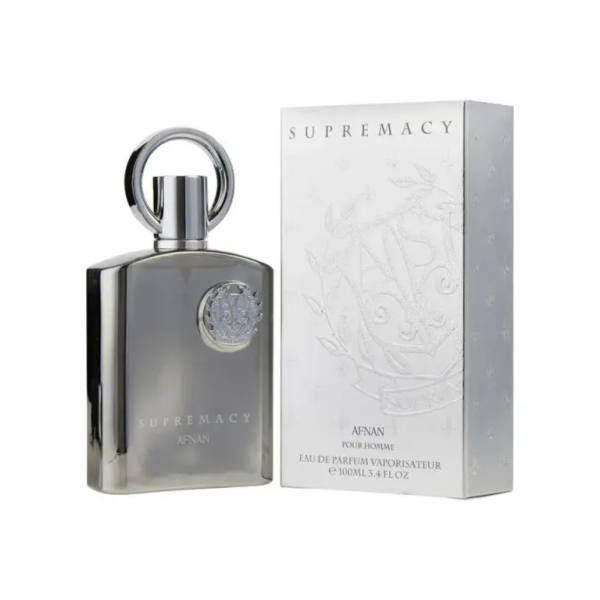 Afnan Supremacy Silver EDP For Men 100ML - Image 2