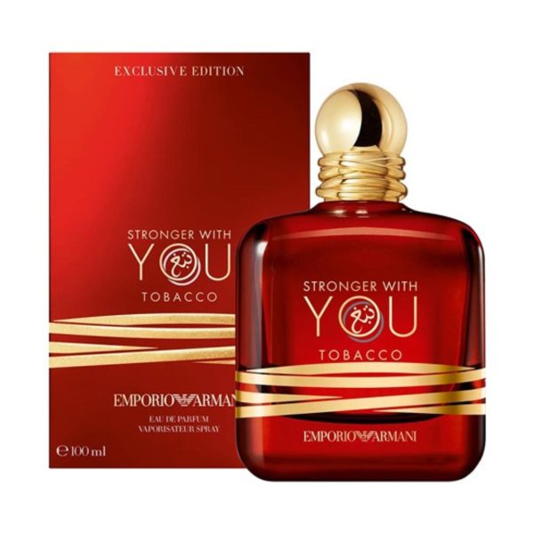 Armani Stronger With You Tobacco EDP For Men 100ML - Image 2
