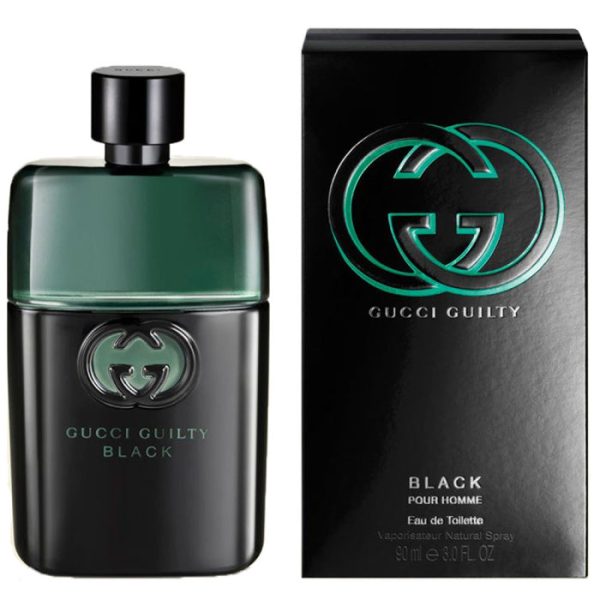 Gucci Guilty Black Pour Homme For Men Eau De Toilette 90ml - Image 2