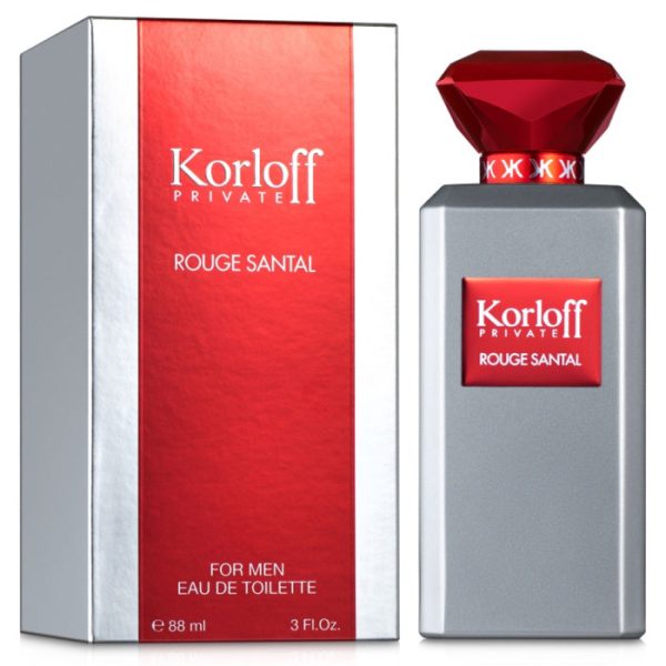 Korloff Paris Private Rouge Santal Unisex Eau De Toilette 88ML - Image 2
