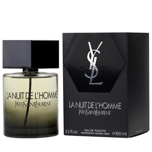 Yves Saint Laurent La Nuit De L'Homme For Men Eau De Toilette 100ml - Image 2